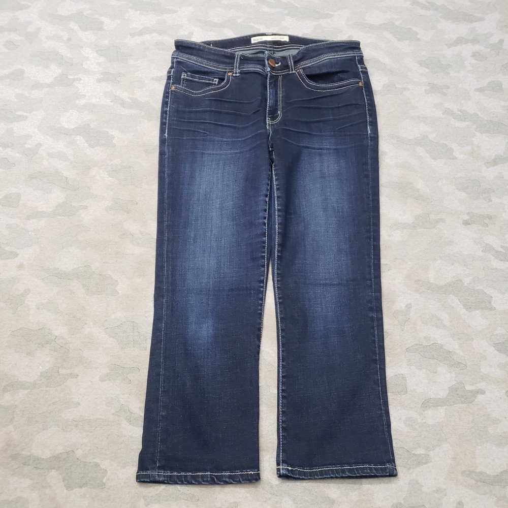 BKE Payton Jeans Womens 28 Blue Mid Rise Straight Leg Stretch Denim Dark Wash